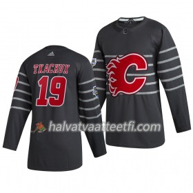 Miesten NHL Calgary Flames Pelipaita Matthew Tkachuk 19 Harmaa 2020 NHL All-Star Adidas Authentic